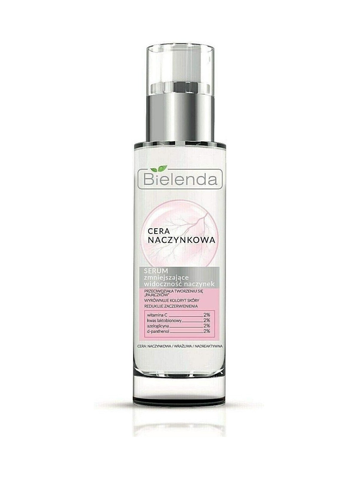 Bielenda Capillary Skin Serum 30ml – Reducing the Visibility of Capillaries, Strengthening and Soothing Sensitive Skin