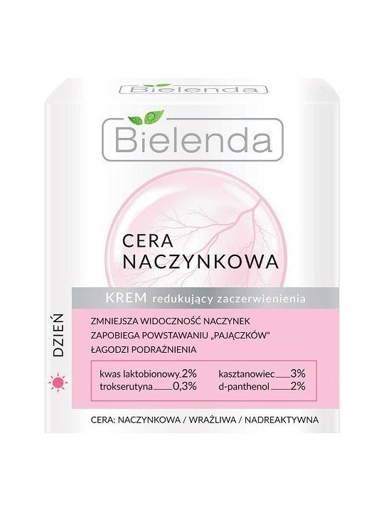 Bielenda Capillary Skin Day Cream Redness Reduction 50ml – Protection, Strengthening and Unification of the Skin