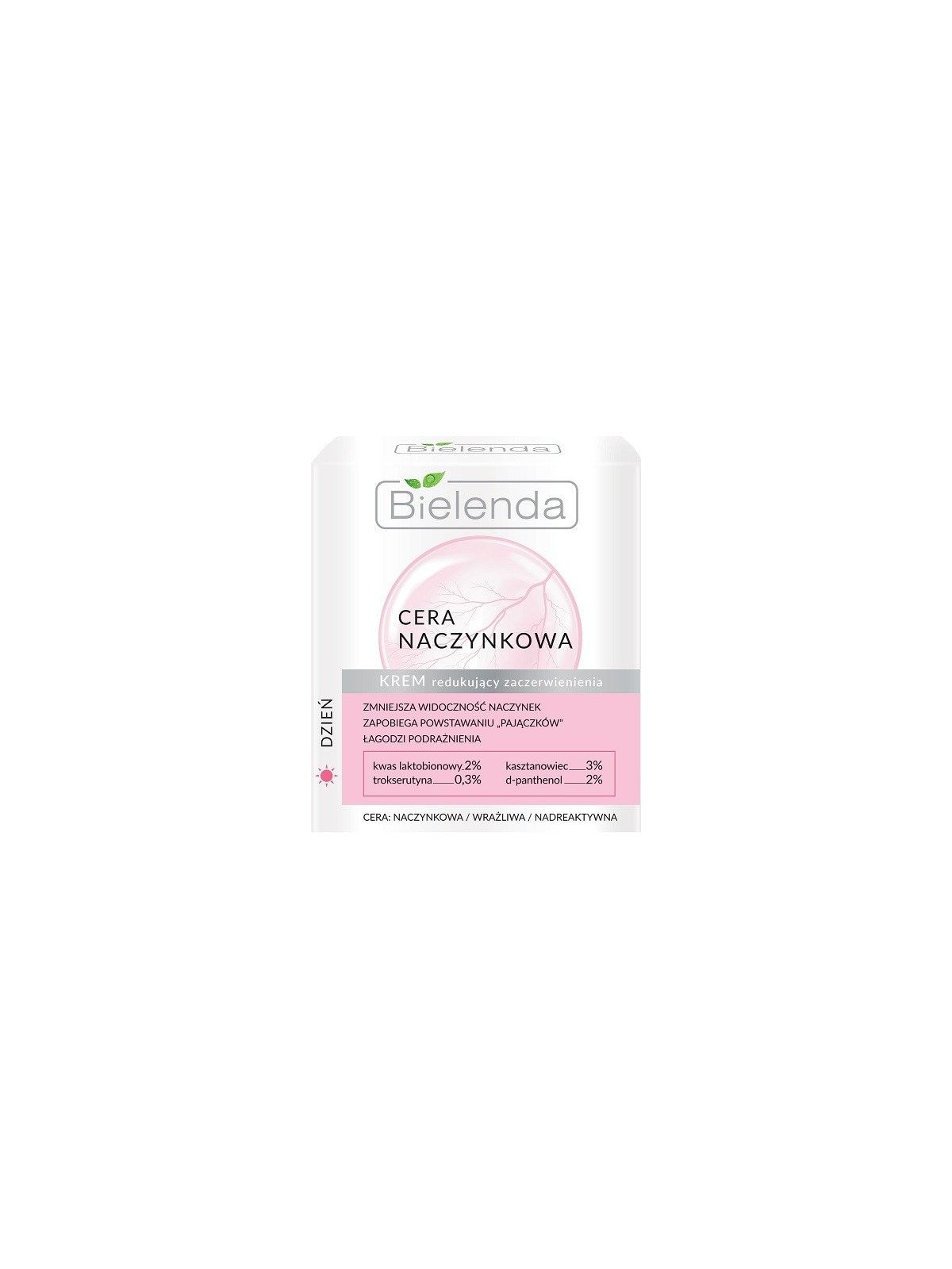 Bielenda Capillary Skin Day Cream Redness Reduction 50ml – Protection, Strengthening and Unification of the Skin