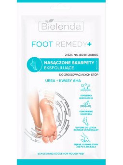 Bielenda Foot Remedy+ Exfoliating Socks 2 pcs. – Effective Exfoliation and Renewal of Calloused Foot Skin