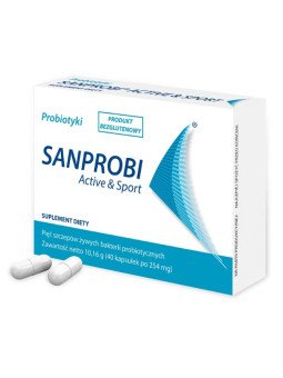 Sanprobi Probiotic Active & Sport 40 capsules – Support for Physical Activity and Gut Health