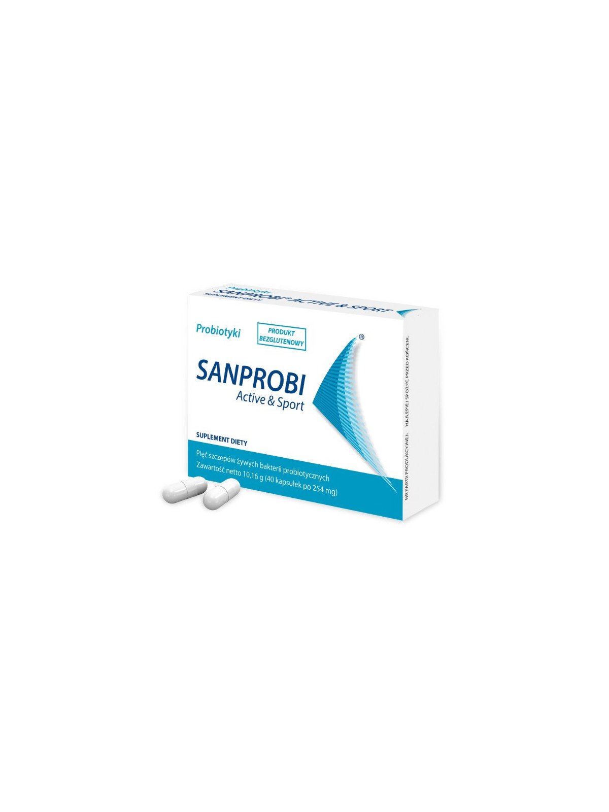 Sanprobi Probiotic Active & Sport 40 capsules – Support for Physical Activity and Gut Health