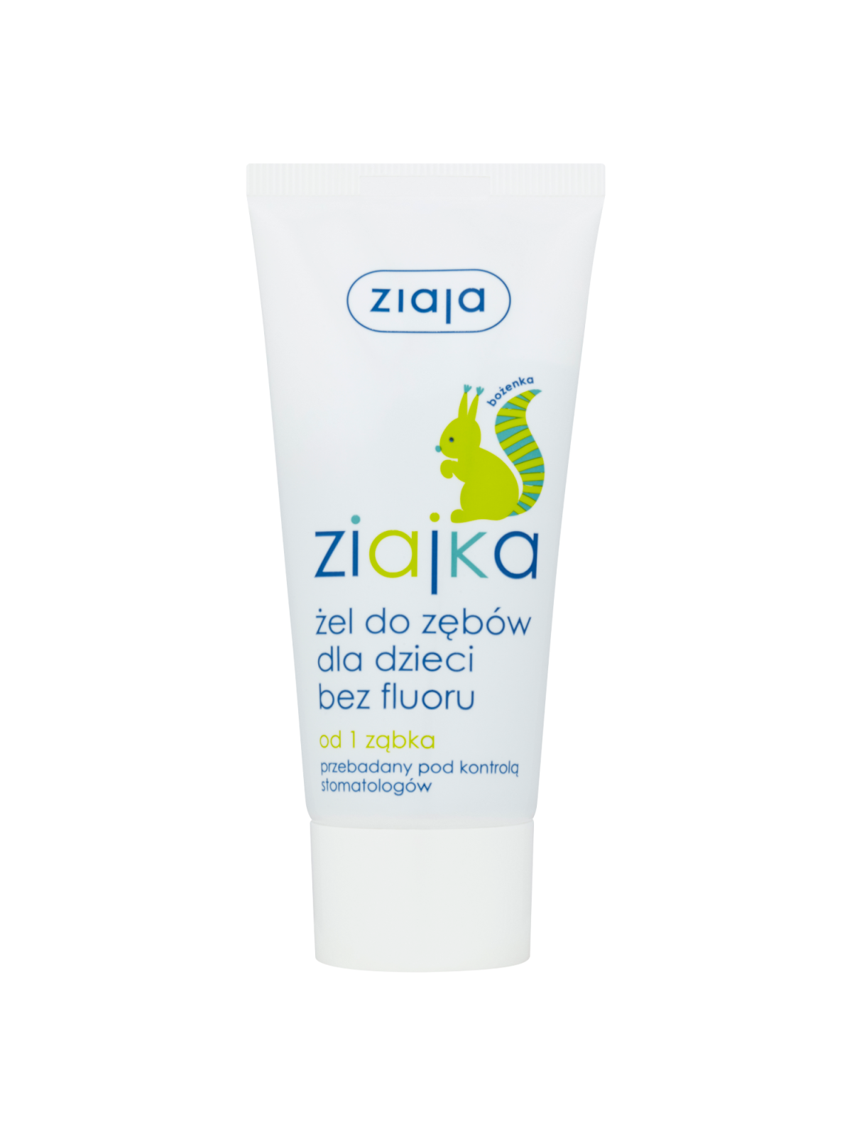 Ziaja, Ziajka, Żel do zębów bez fluoru dla dzieci, 50ml