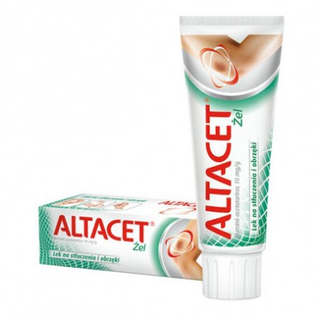 Altacet 1% Żel 75g – Skuteczne Leczenie Bólu i Zmniejszenie Obrzęków. Żel na urazy i kontuzje.