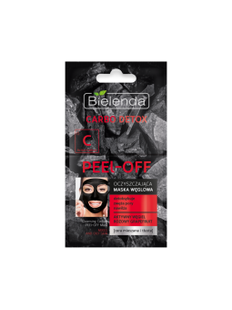 Bielenda Carbo Detox Cleansing Charcoal Mask Peel-Off 2x6g – Deep Cleansing and Pore Tightening