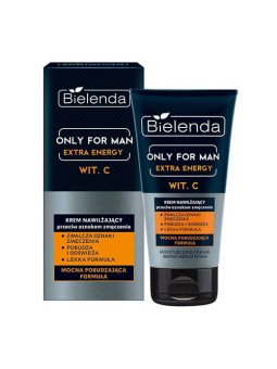 Bielenda Only for Men EXTRA ENERGY, Anti-Fatigue Moisturizing Cream, 50ml – Refreshed and Energized Skin