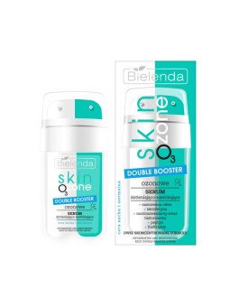 Bielenda Skin O3 Zone, Double Booster Ozonowe Serum Dotleniająco-Nawilżające, 2x7,5ml – Intensywna Regeneracja Skóry