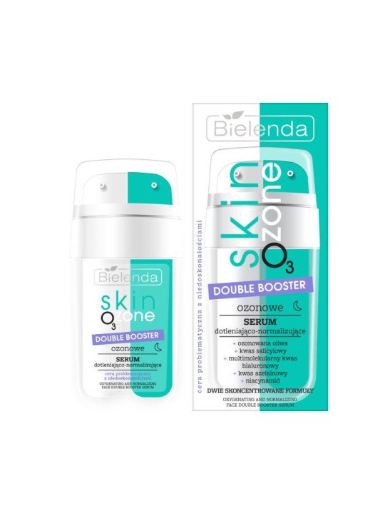 Bielenda Skin O3 Zone, Double Booster Oxygenating and Normalizing Ozone Serum, 2x7.5ml – Balancing and Cleansing Bielenda Skin O3 Zone, Double Booster Oxygenating and Normalizing Ozone Serum, 2x7.5ml – Balancing and Cleansing