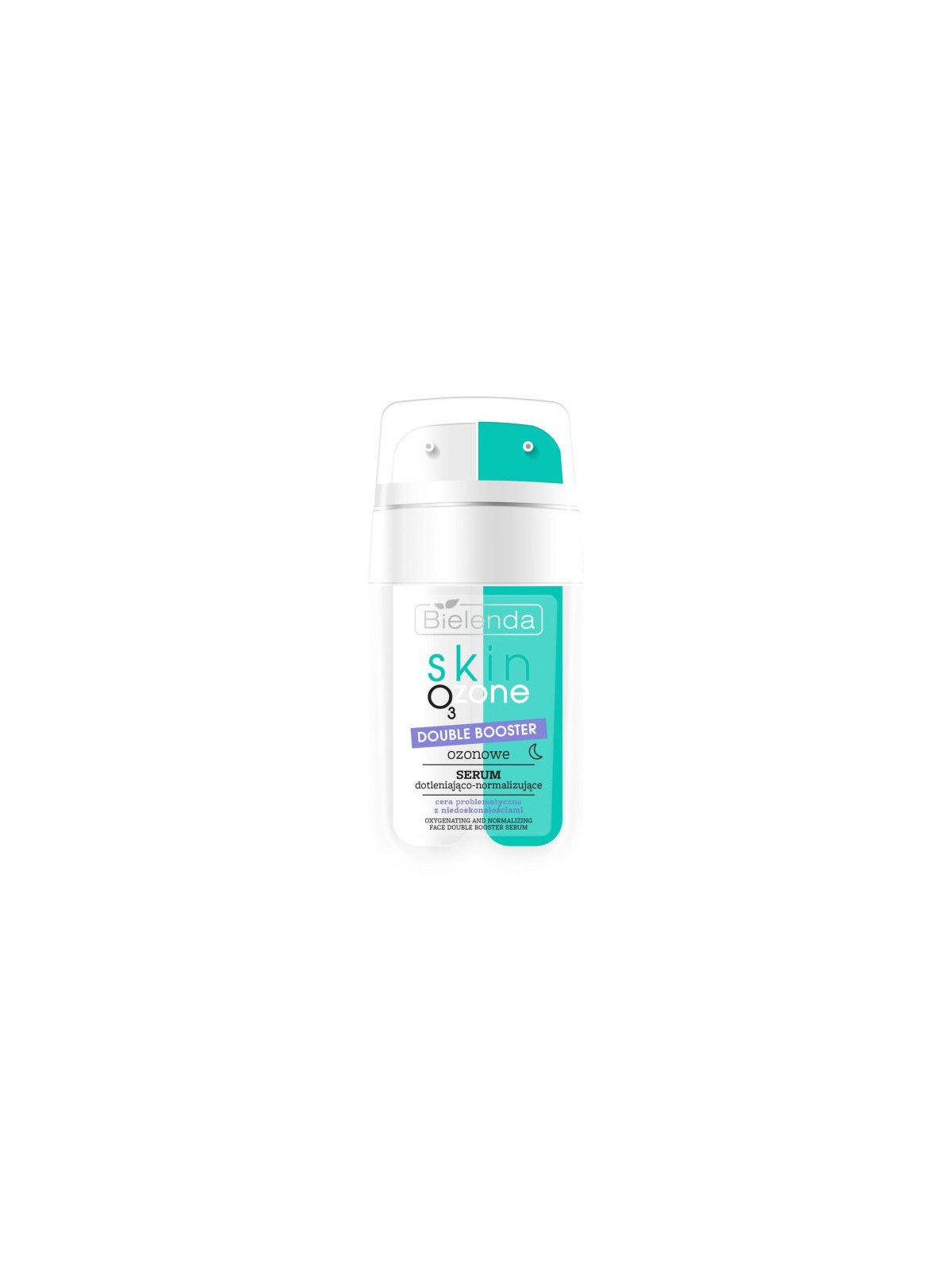 Bielenda Skin O3 Zone, Double Booster Oxygenating and Normalizing Ozone Serum, 2x7.5ml – Balancing and Cleansing