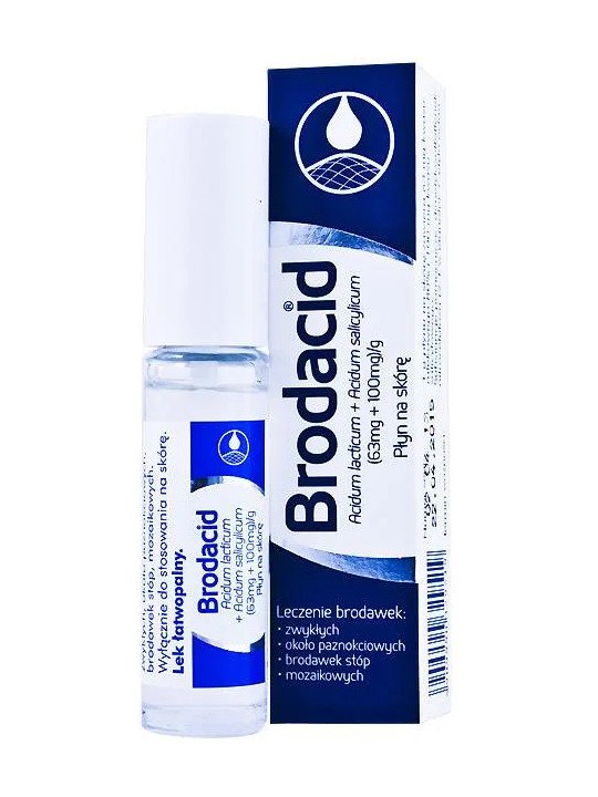 Brodacid 8 g - Effective liquid for warts and calluses | Removal of skin lesions