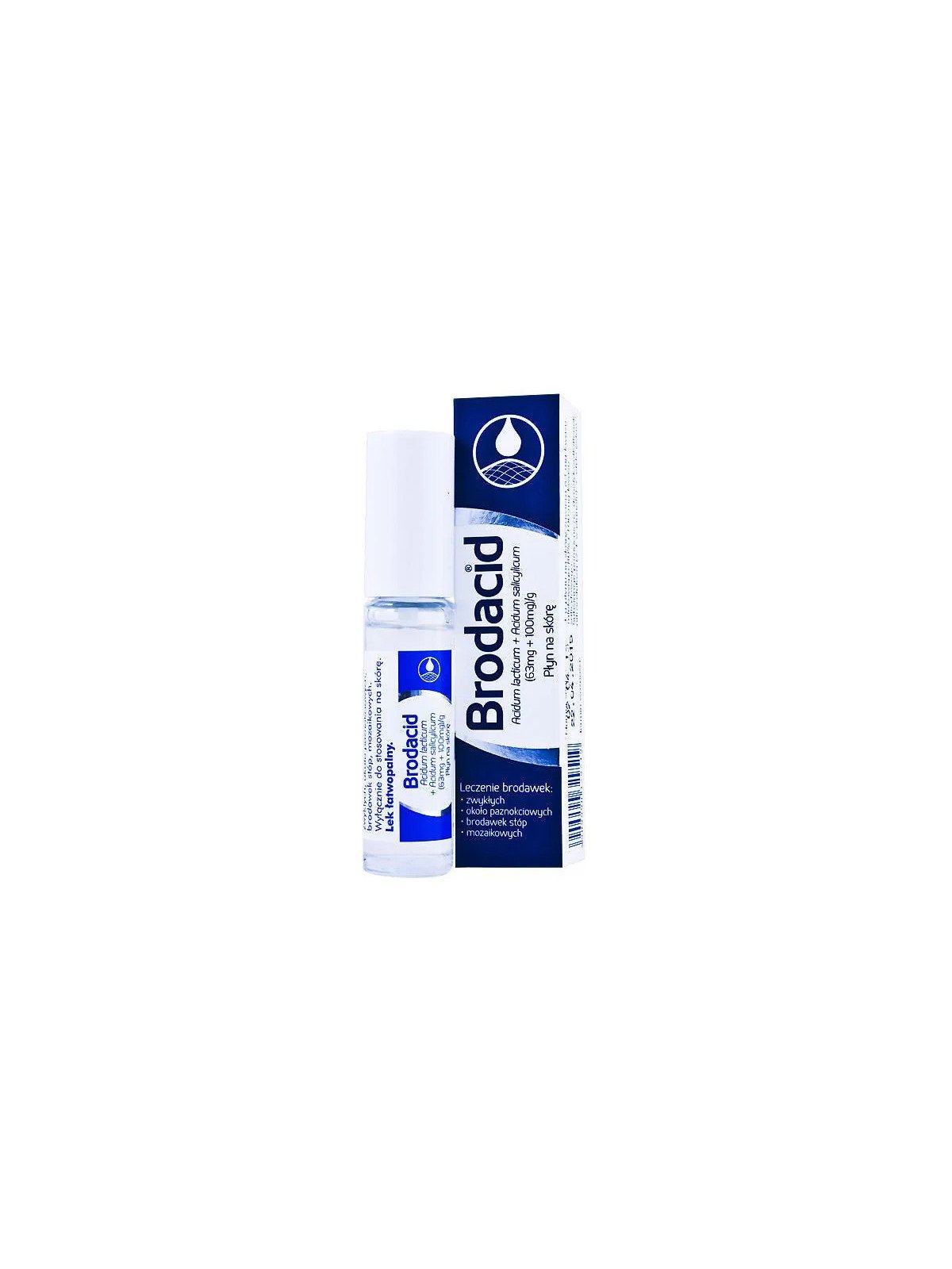 Brodacid 8 g - Effective liquid for warts and calluses | Removal of skin lesions