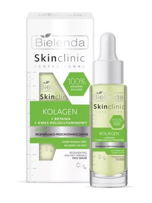 Bielenda Skin Clinic Professional Regenerujące Przeciwzmarszczkowe Kolagenowe Serum do Twarzy 30ml