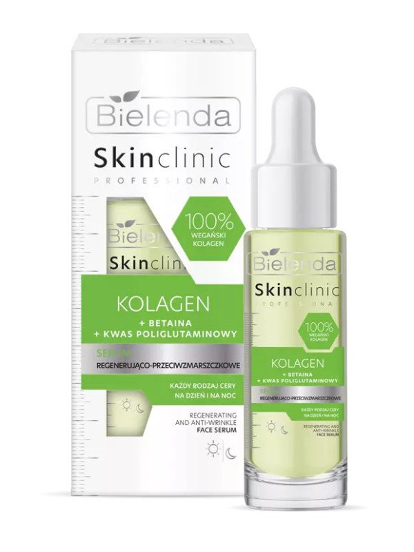 Bielenda Skin Clinic Professional Regenerujące Przeciwzmarszczkowe Kolagenowe Serum do Twarzy 30ml