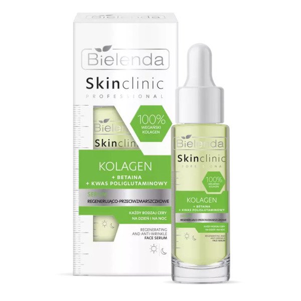 Bielenda Skin Clinic Professional Regenerujące Przeciwzmarszczkowe Kolagenowe Serum do Twarzy 30ml