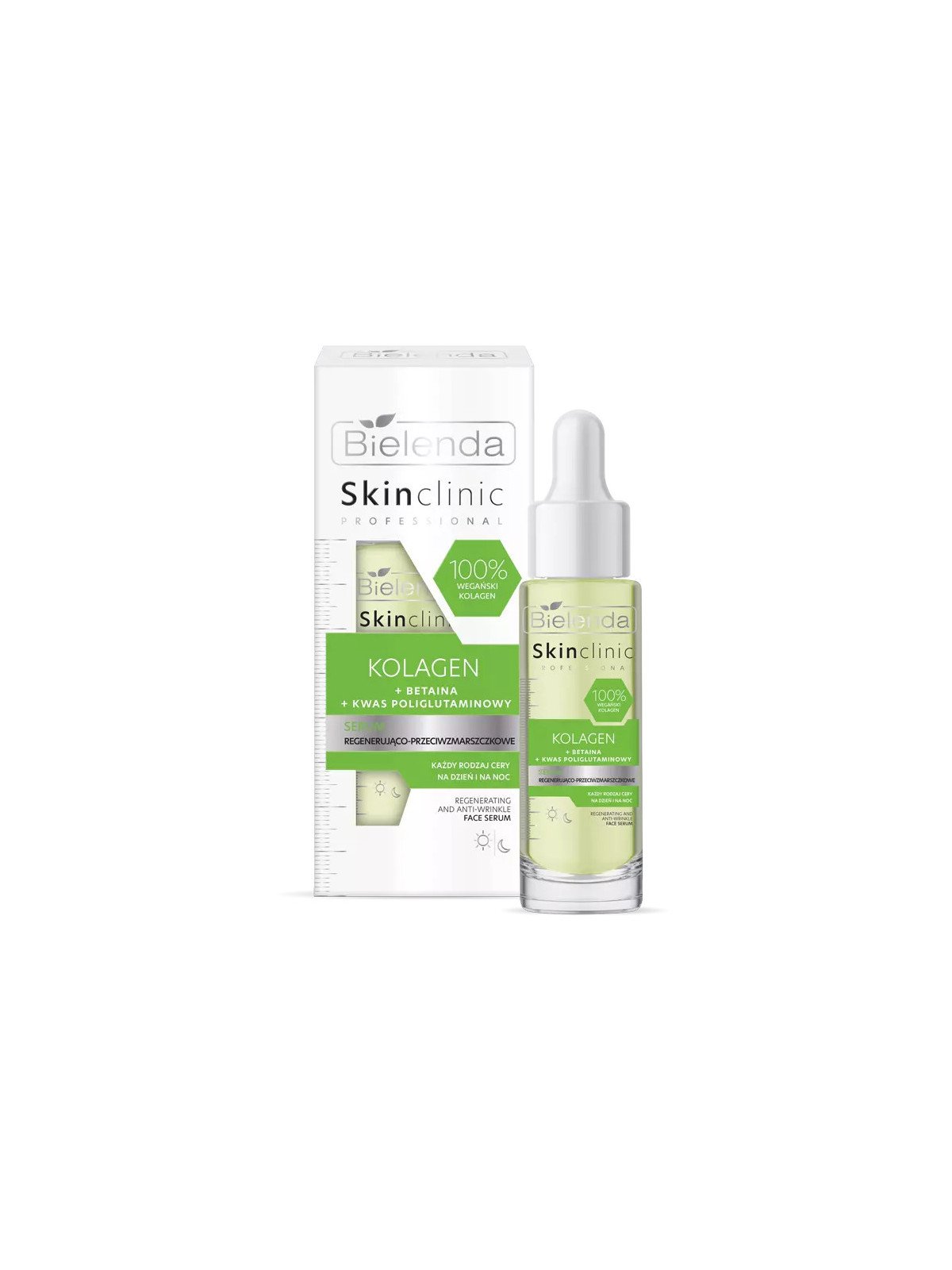 Bielenda Skin Clinic Professional Regenerujące Przeciwzmarszczkowe Kolagenowe Serum do Twarzy 30ml