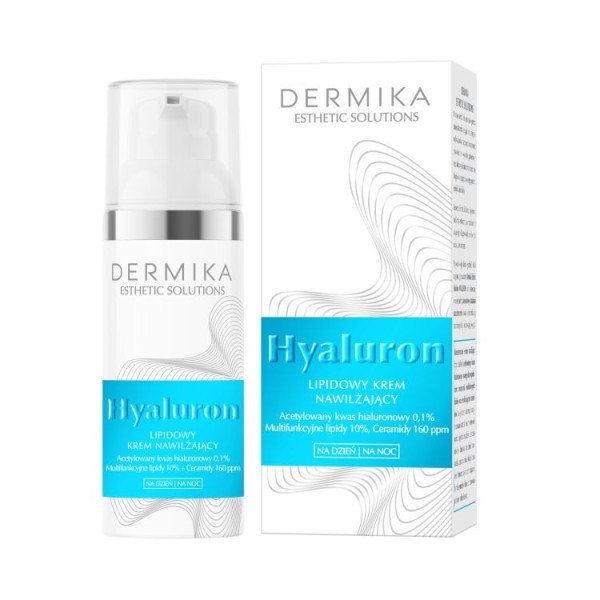 Dermika Esthetic Solutions Hyaluron nawilżający krem do twarzy na dzień i noc, 50 ml