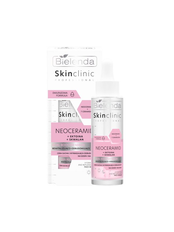 Bielenda Skinclinic Professional NEOCERAMID dual booster moisturizing and rebuilding serum, 45ml Bielenda Skinclinic Professional NEOCERAMID dual booster moisturizing and rebuilding serum, 45ml