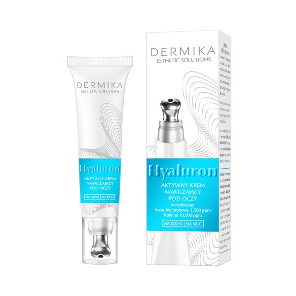 Dermika Hyaluron Esthetic Solutions, Active Moisturizing Eye Cream for Day and Night, 15ml
