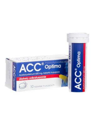 ACC Optima 600 mg – Effervescent Tablets (10 tablets)