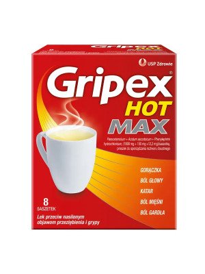 Gripex Hot Max, 8 saszetek