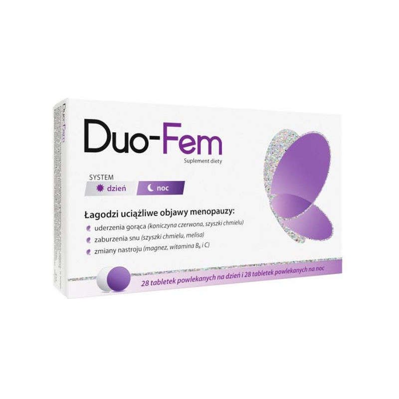 ZDROVIT, Menopauza, Duo-Fem, 28 tabletek dziennie + 28 tabletek na noc