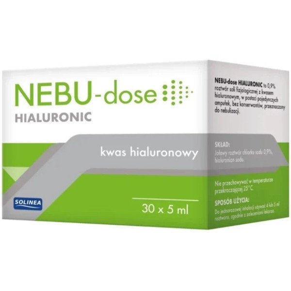 Solinea NEBU-dose – Inhalation Solution with Hyaluronic Acid (30 × 5 ml)