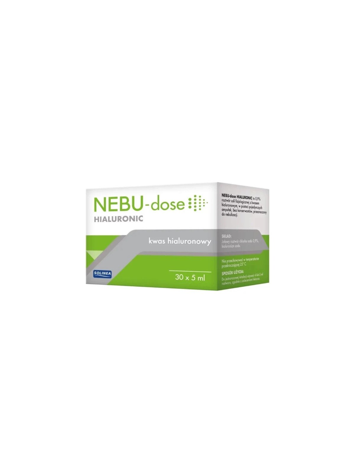 Solinea NEBU-dose – Inhalation Solution with Hyaluronic Acid (30 × 5 ml)