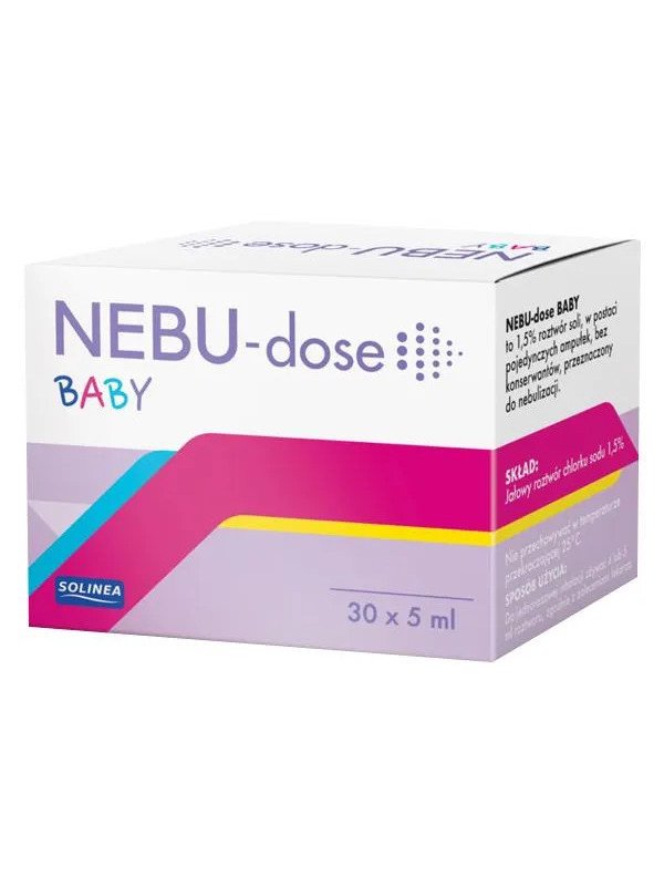 Solinea Nebu-Dose Baby – roztwór soli do inhalacji, 5 ml × 30