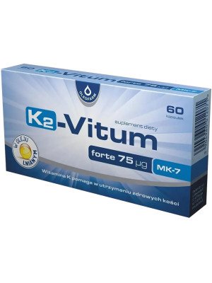 Oleofarm K2-Vitum® Forte 75 µg MK-7, 30 capsules
