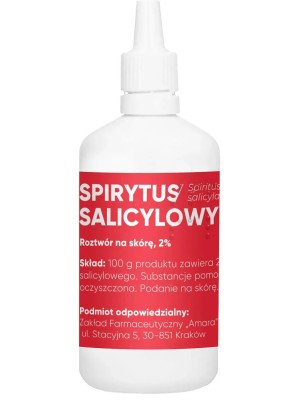 AMARA Spirytus Salicylowy 2% – płyn do użytku zewnętrznego, 100 g