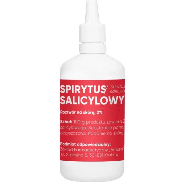 AMARA Spirytus Salicylowy 2% – płyn do użytku zewnętrznego, 100 g