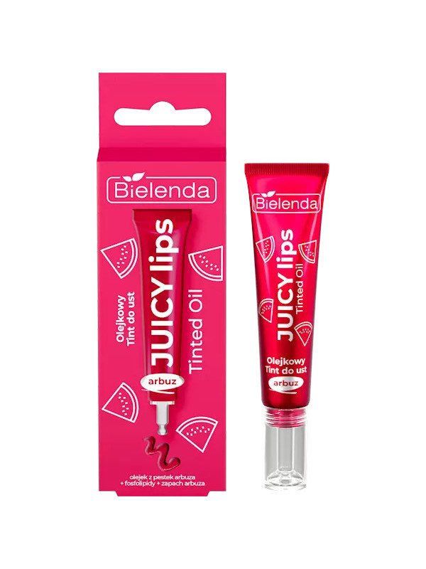 Bielenda JUICY Lips, Watermelon Lip Oil Tint, 10 g