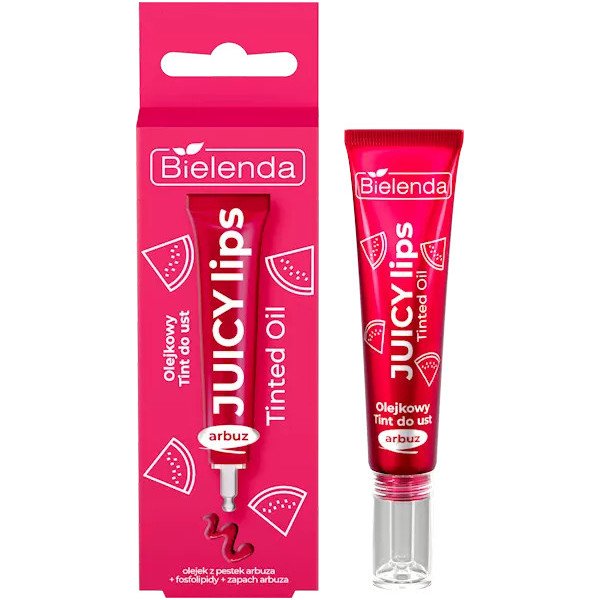 Bielenda JUICY Lips, Watermelon Lip Oil Tint, 10 g