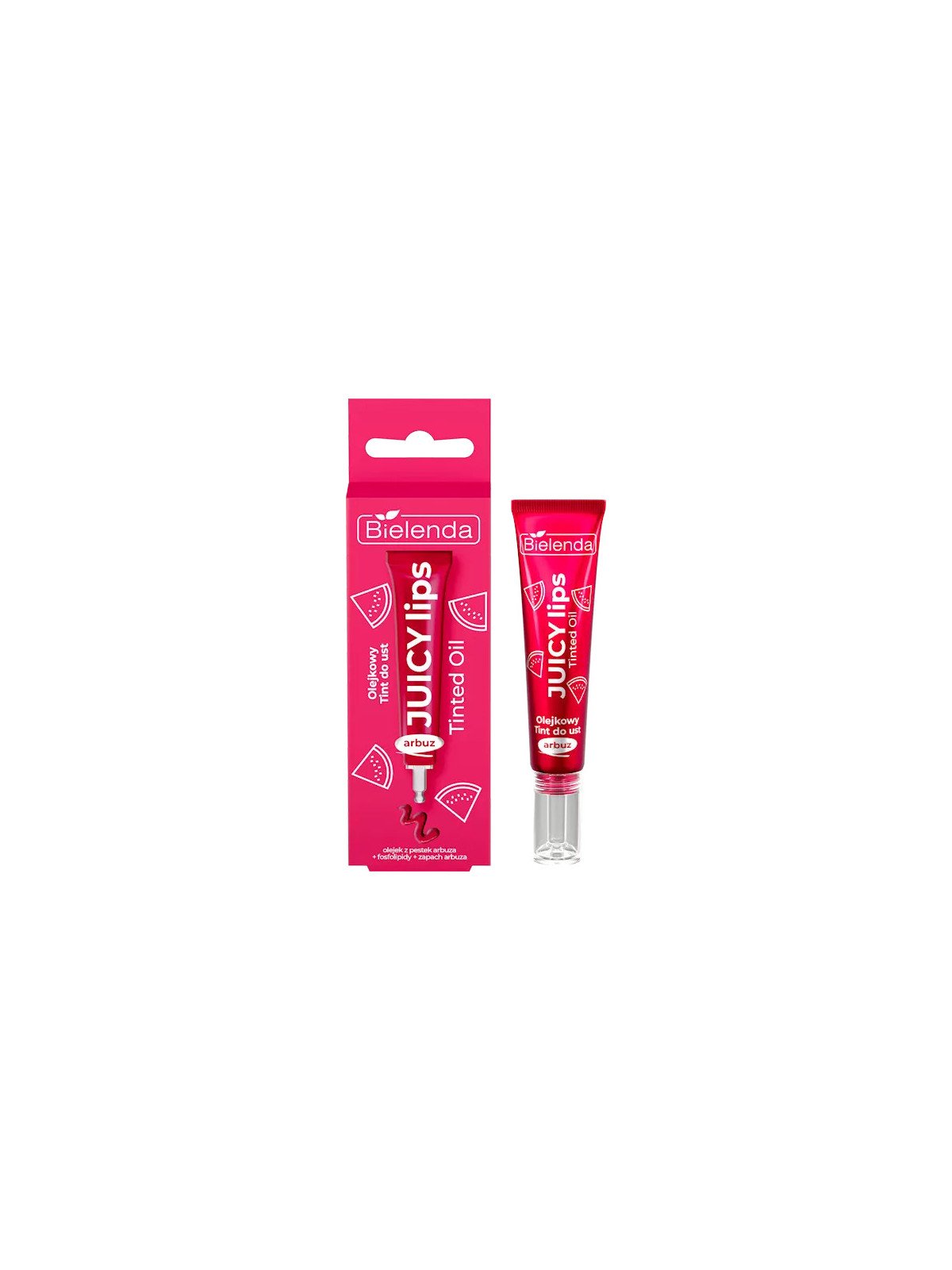Bielenda JUICY Lips, Watermelon Lip Oil Tint, 10 g