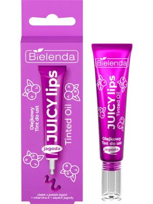 Bielenda JUICY Lips, Olejkowy tint do ust - Jagoda, 10 g