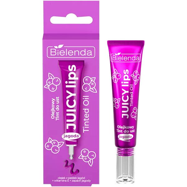 Bielenda JUICY Lips, Berry Lip Oil Tint, 10 g
