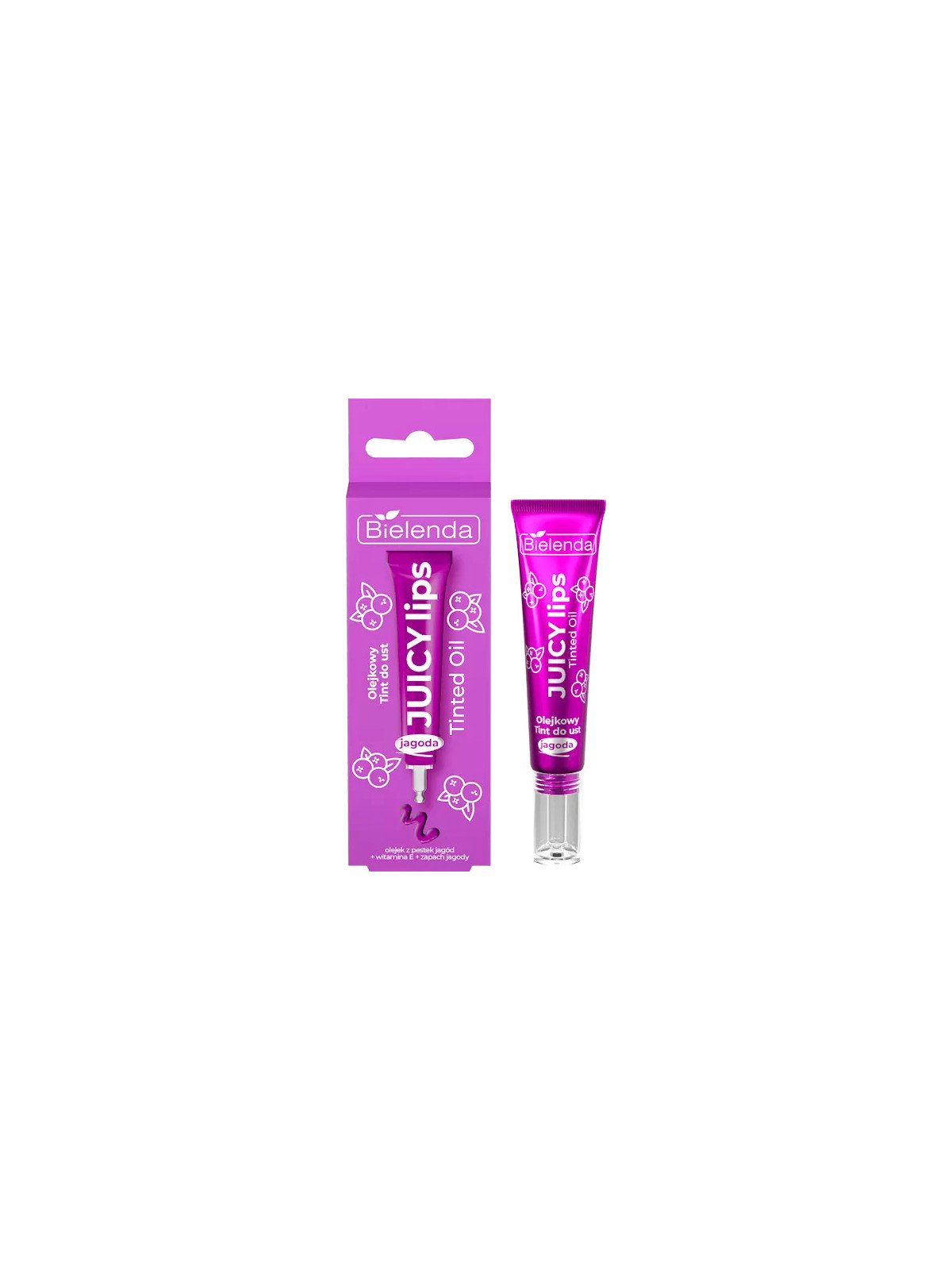 Bielenda JUICY Lips, Berry Lip Oil Tint, 10 g