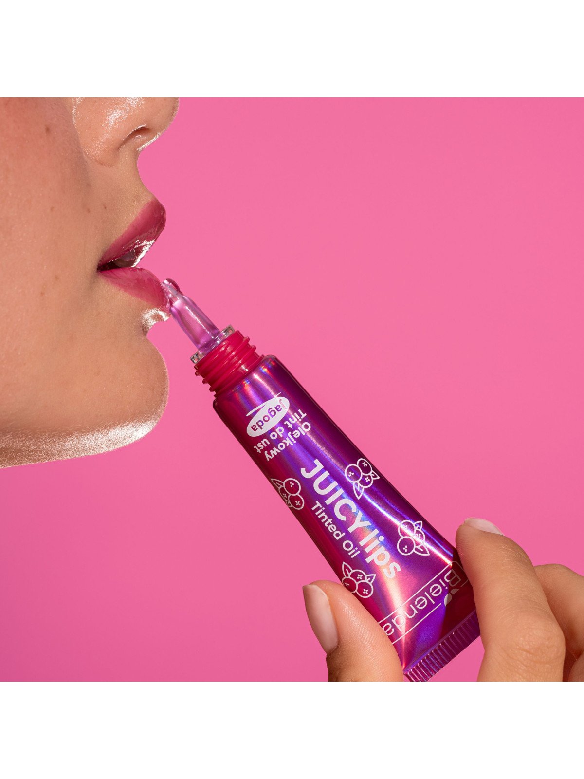 Bielenda JUICY Lips, Olejkowy tint do ust - Jagoda, 10 g