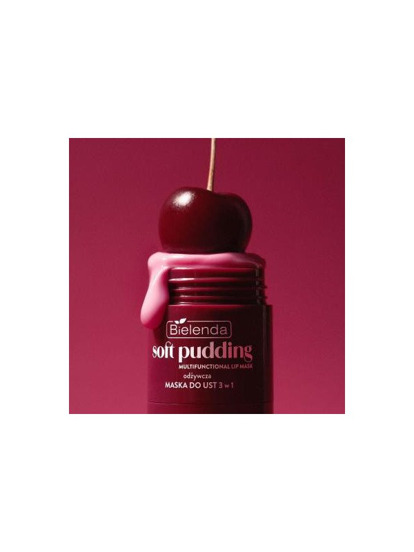 Bielenda SOFT PUDDING – Nourishing Lip Mask 3-in-1, Very Cherry, 12 g