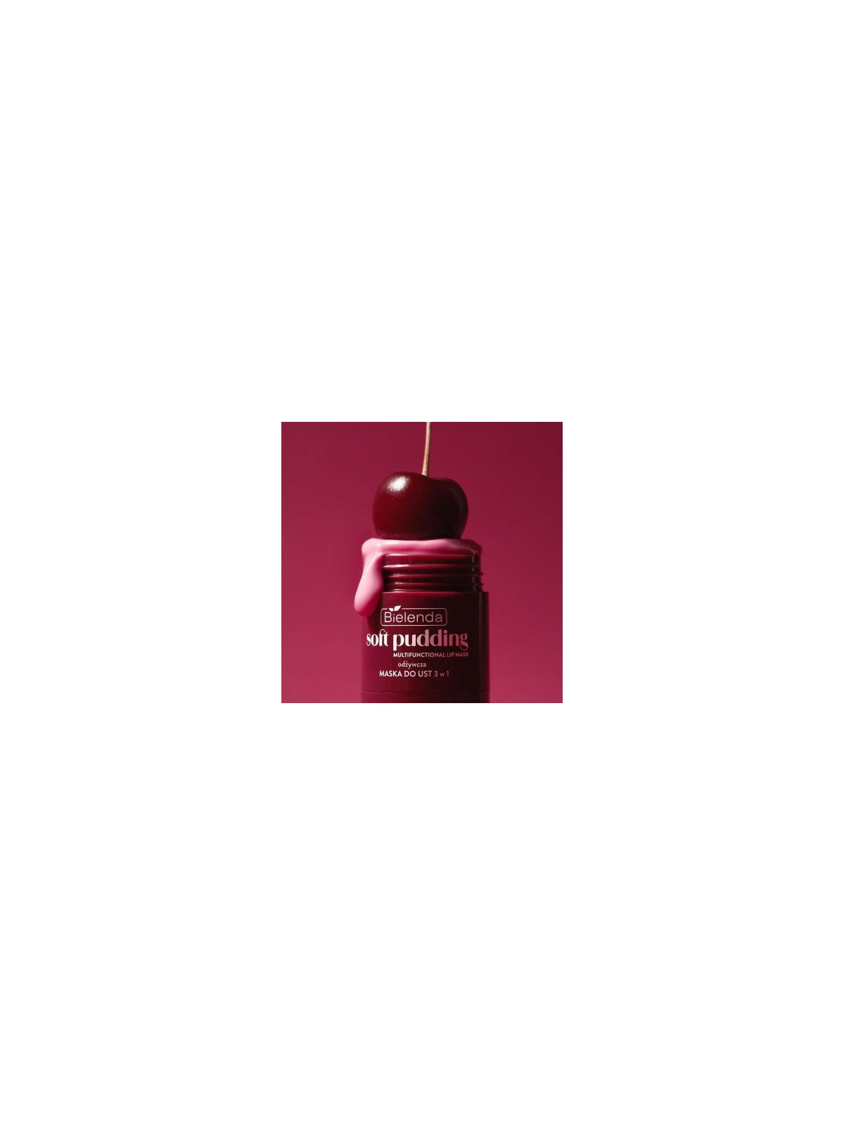 Bielenda SOFT PUDDING – Nourishing Lip Mask 3-in-1, Very Cherry, 12 g