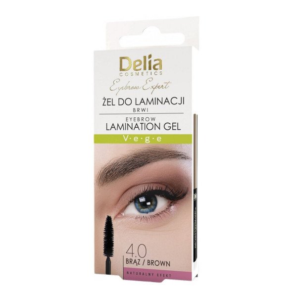 Delia Cosmetics – Brow Lamination Gel Brown 4.0, 4 ml