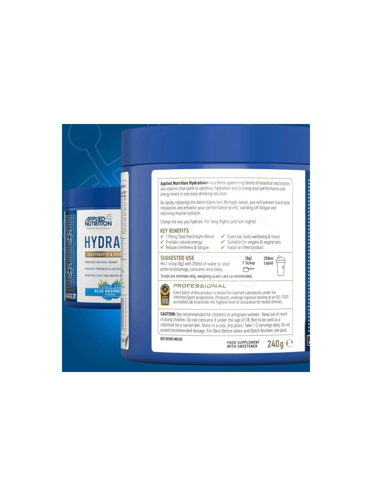 Applied Nutrition Hydration – Lemon & Lime 240 g