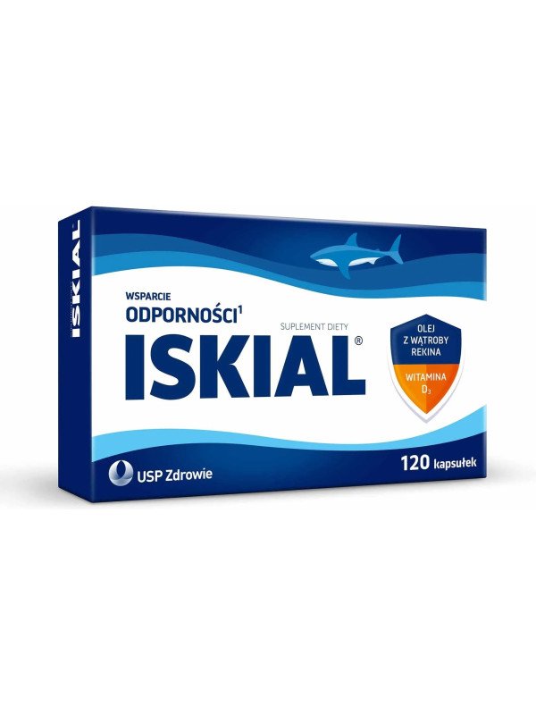 Iskial, Shark Liver Oil Capsules, 120 capsules
