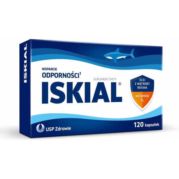 Iskial, Shark Liver Oil Capsules, 120 capsules