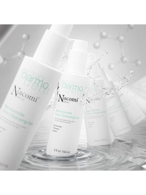 Nacomi Next Level Dermo, Niacynamid, Łagodna emulsja do mycia twarzy, 150 ml