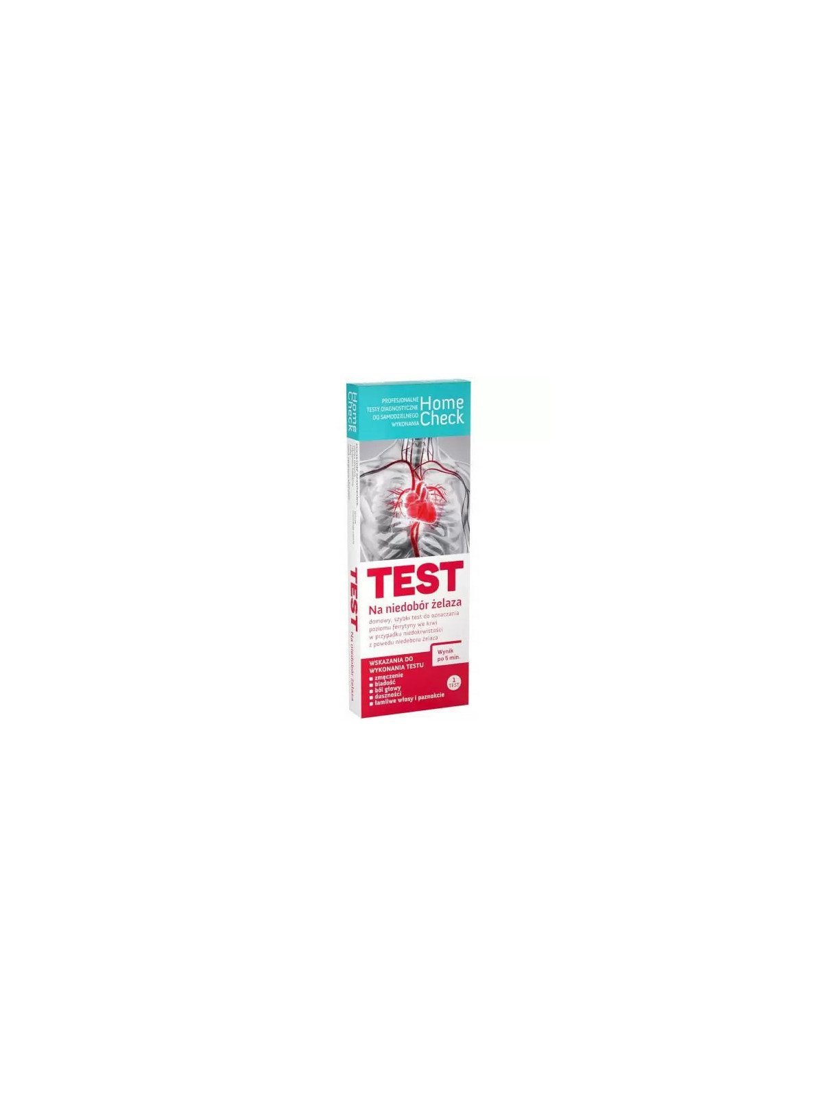 MILAPHARM, Home Check diagnostic test, iron deficiency test, 1 piece