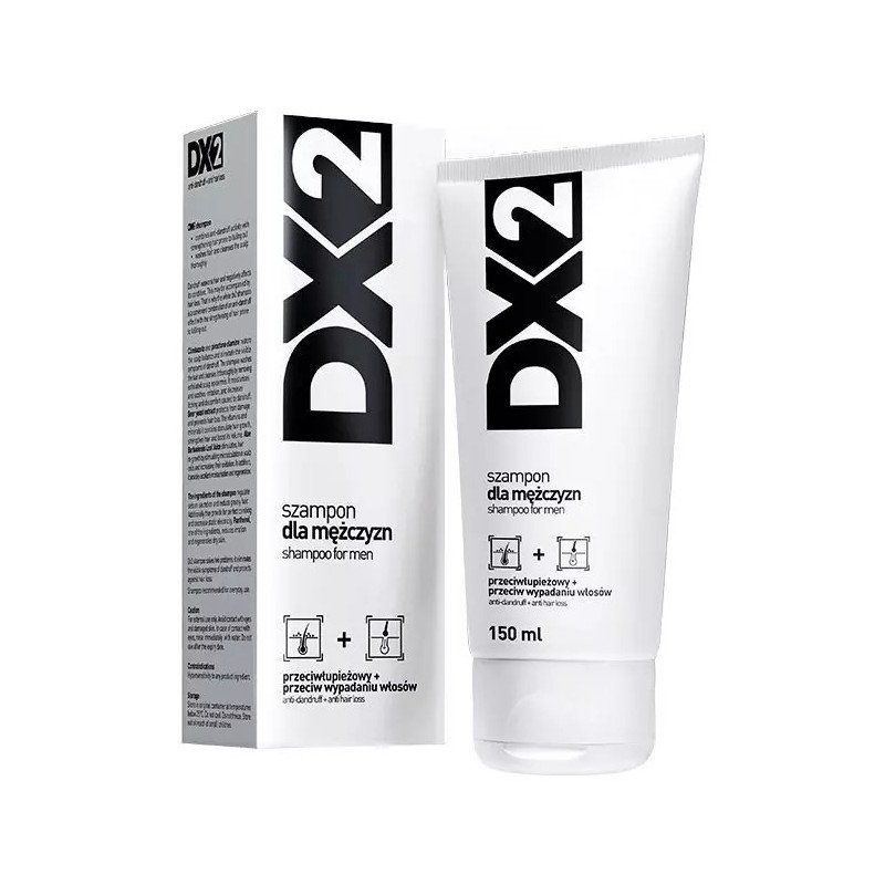 DX2 Szampon Przeciwłupieżowy + Przeciw Wypadaniu Włosów - 150ml