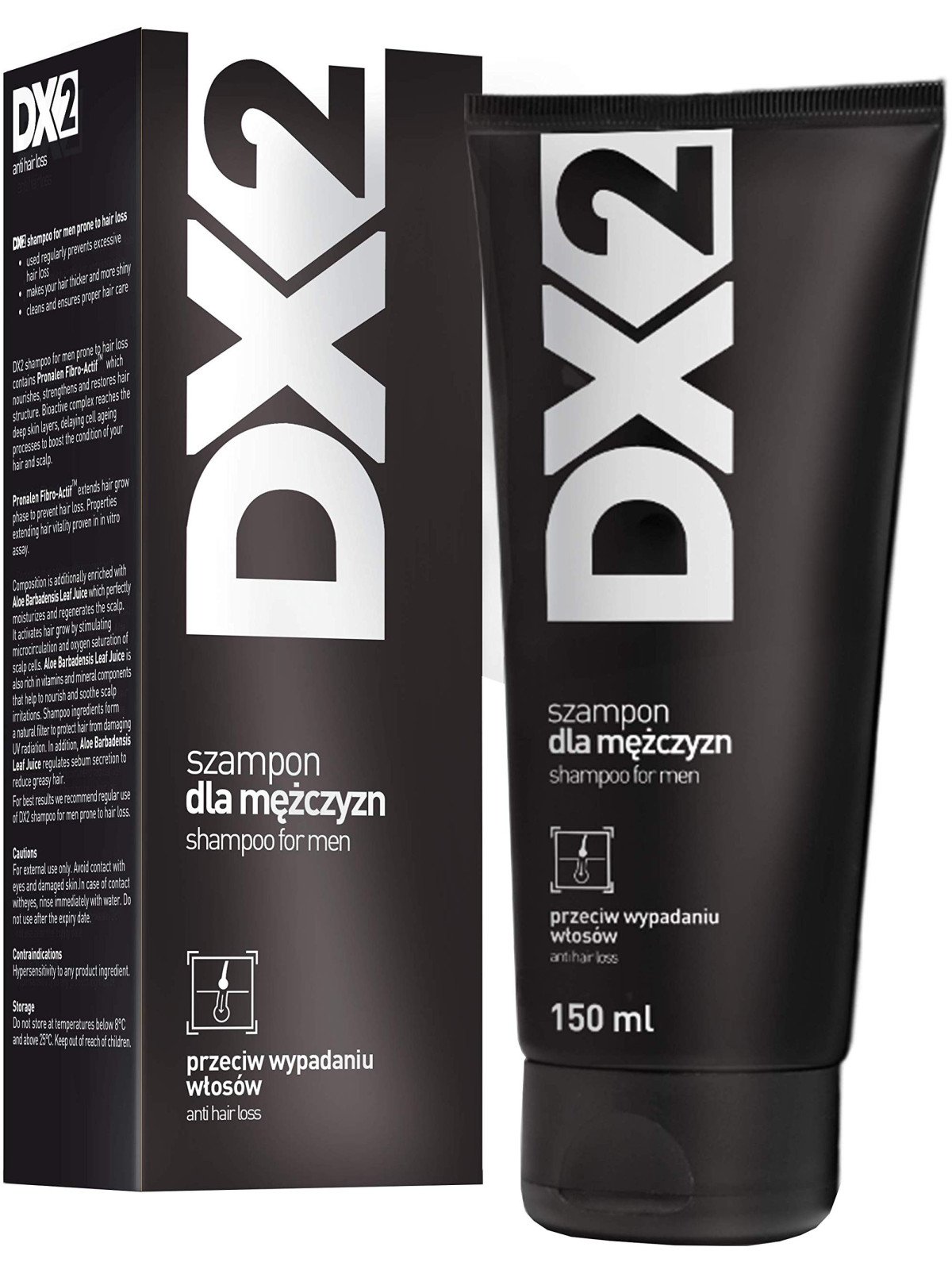 AFLOFARM, DX2 Anti Hair Loss Shampoo, 150ml