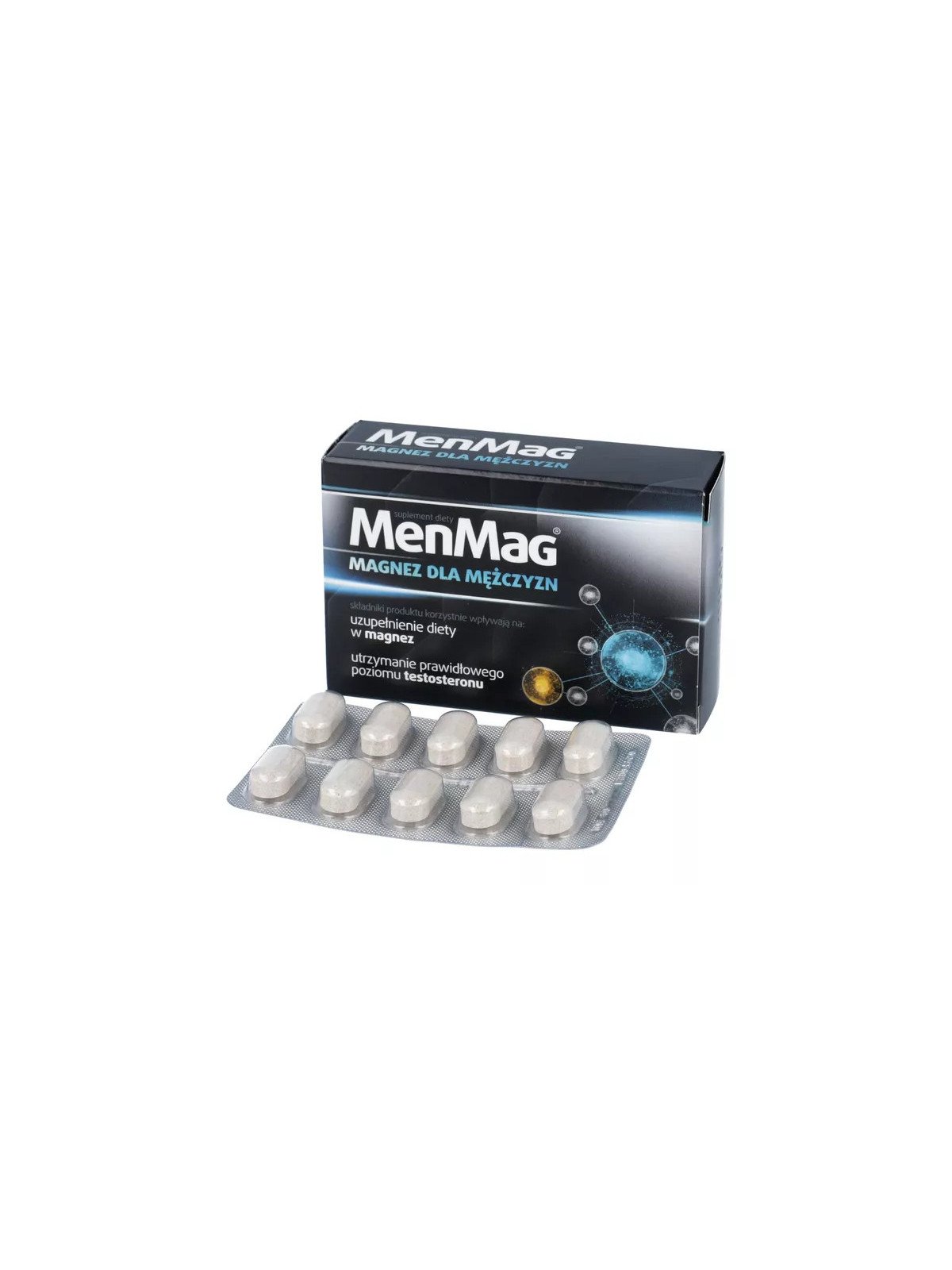 AFLOFARM, MenMag Magnesium for Men, 30 tabs