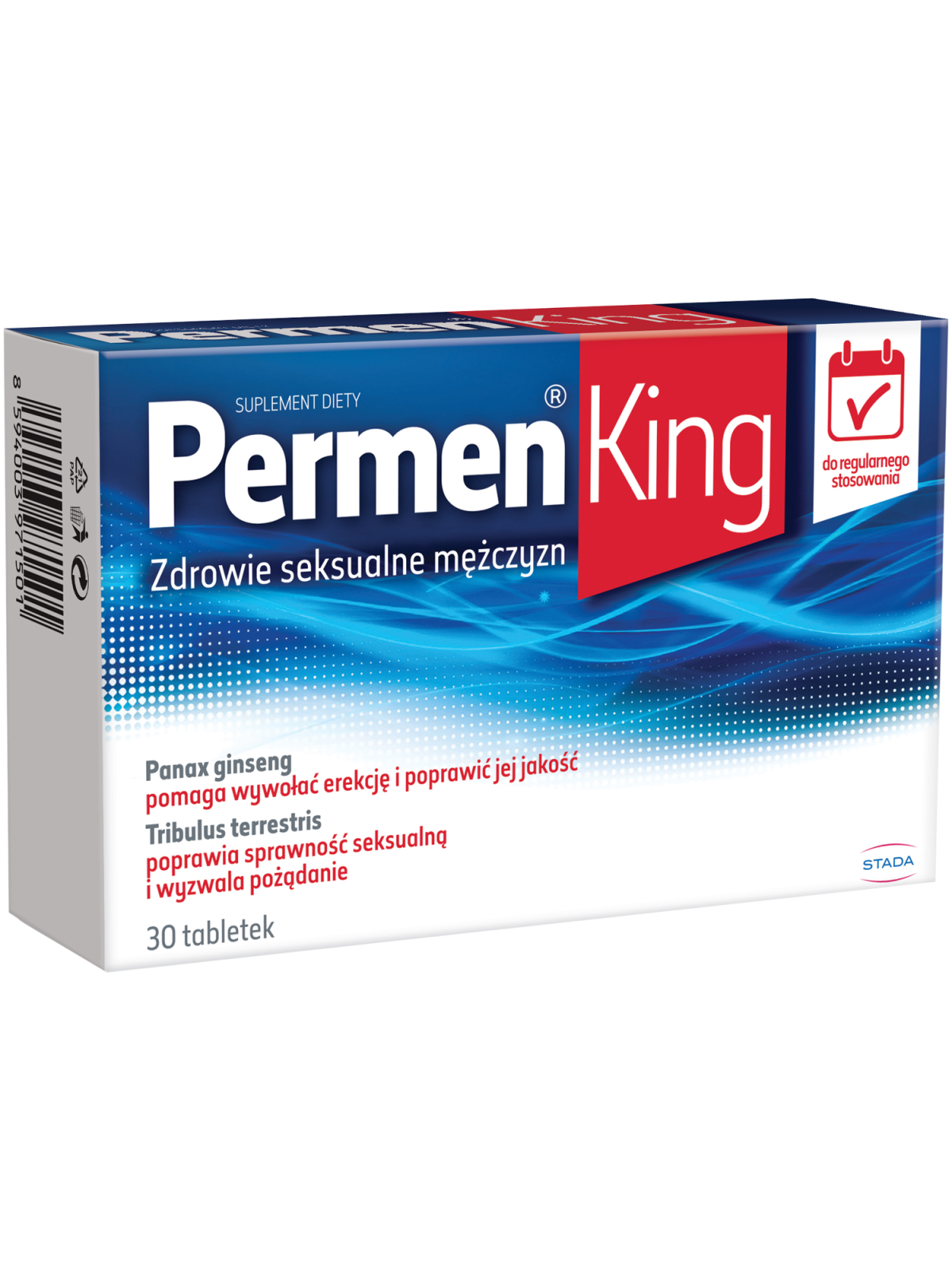 Permen King, support sexual performance, Tribulus terrestris, L-arginine, ginseng, 30 tablets